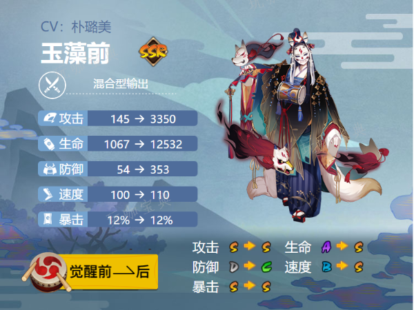 《阴阳师》玉藻前御魂搭配？