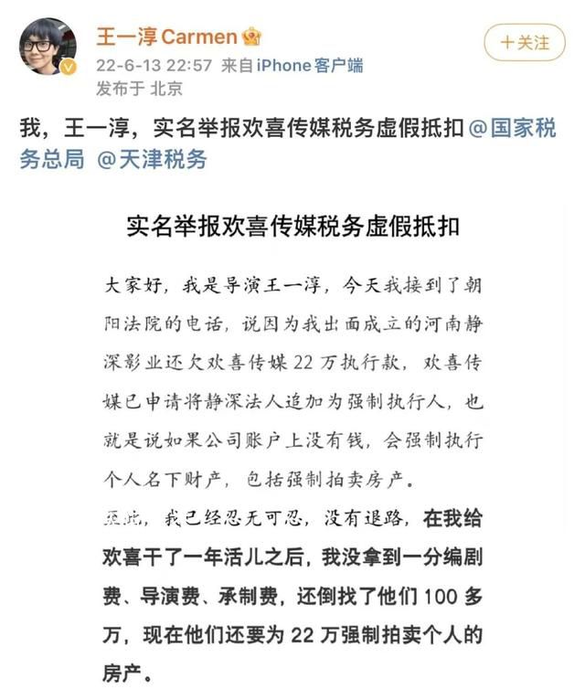 徐峥公司被导演举报:税务虚假抵扣