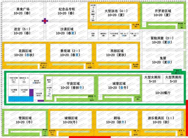 游乐园梦物语布局详情介绍